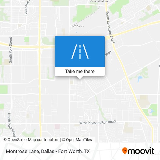 Mapa de Montrose Lane