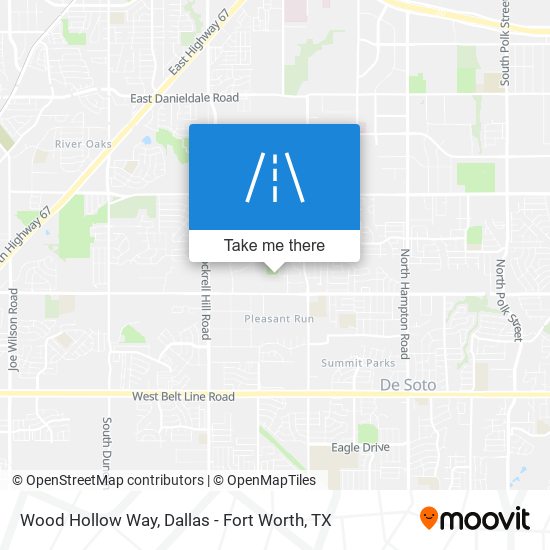 Wood Hollow Way map