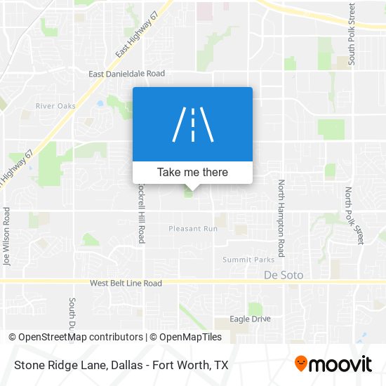 Stone Ridge Lane map