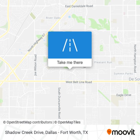 Shadow Creek Drive map