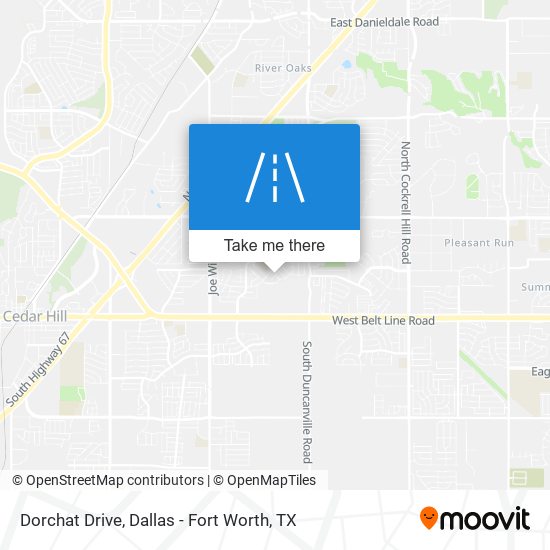 Dorchat Drive map