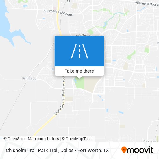 Chisholm Trail Park Trail map