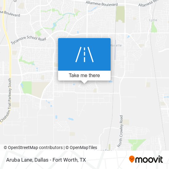 Aruba Lane map