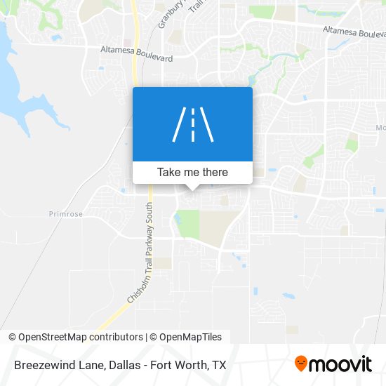 Breezewind Lane map