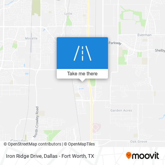 Iron Ridge Drive map