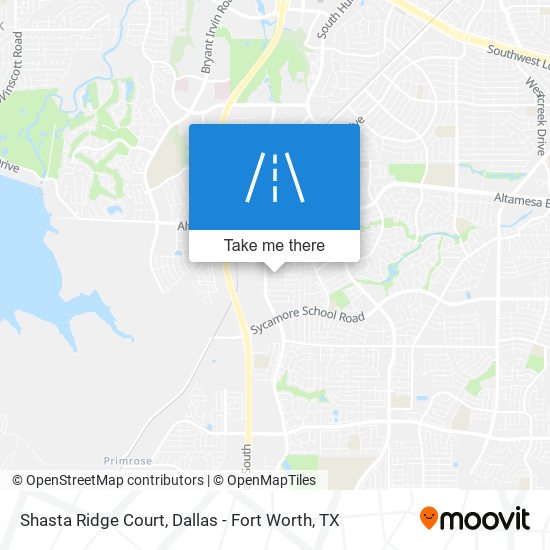 Mapa de Shasta Ridge Court