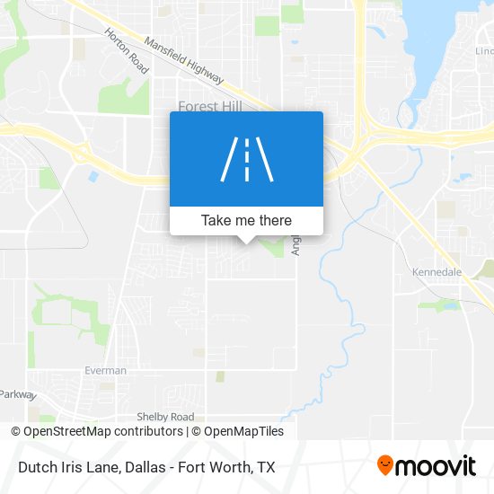 Dutch Iris Lane map