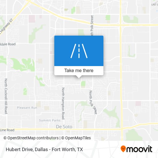 Hubert Drive map