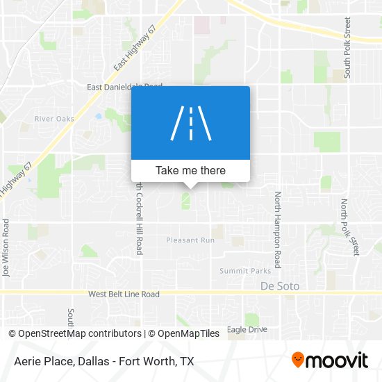 Aerie Place map