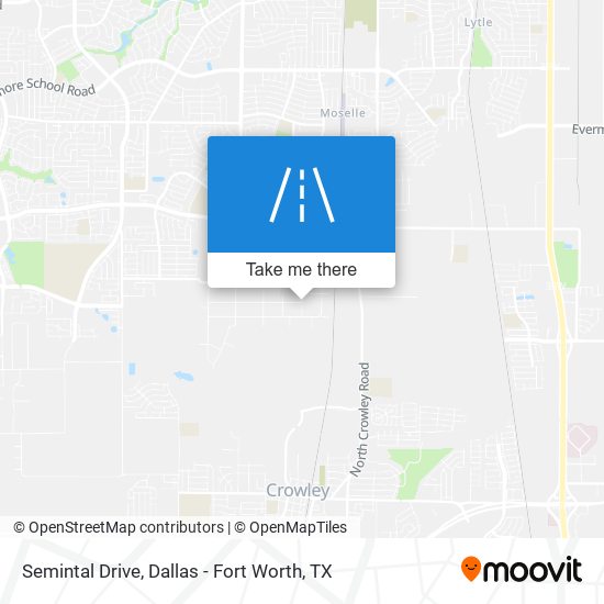 Semintal Drive map