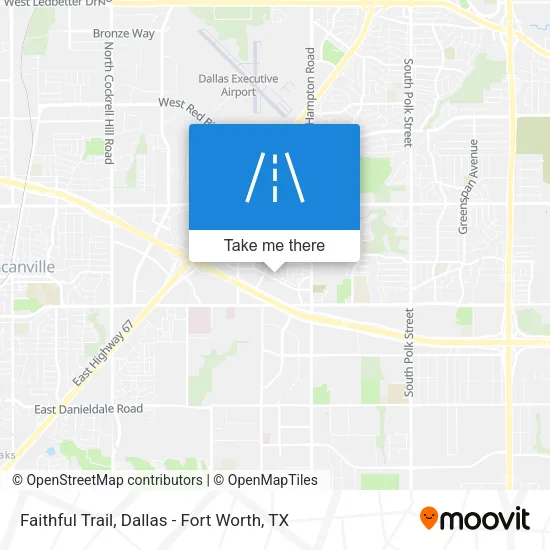 Faithful Trail map
