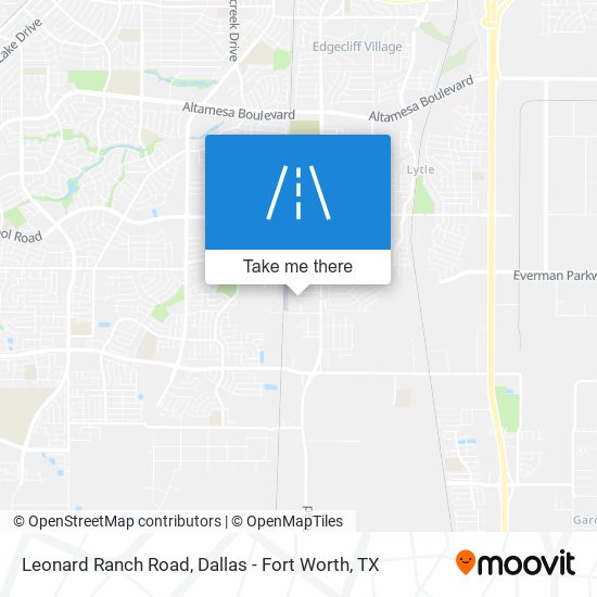 Mapa de Leonard Ranch Road