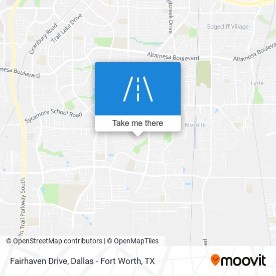 Fairhaven Drive map