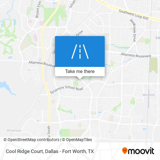 Cool Ridge Court map