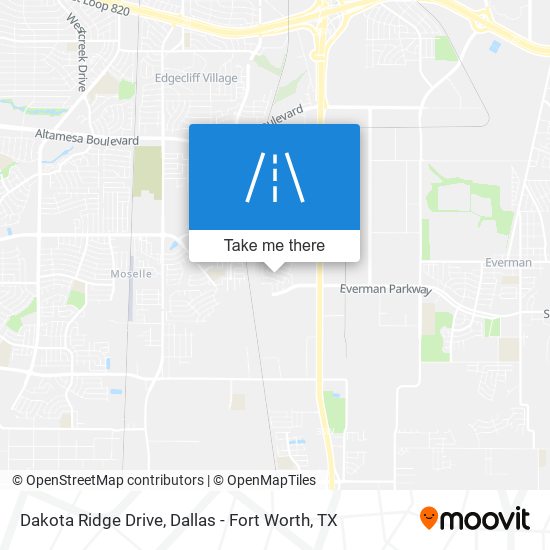 Mapa de Dakota Ridge Drive