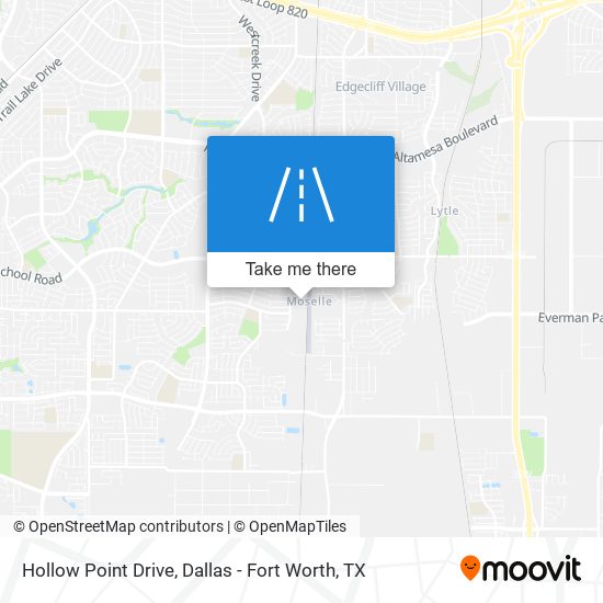 Hollow Point Drive map