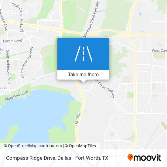 Compass Ridge Drive map