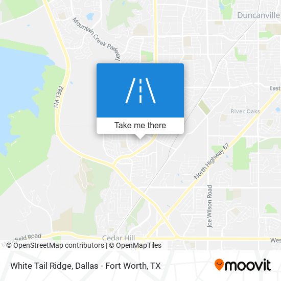 Mapa de White Tail Ridge