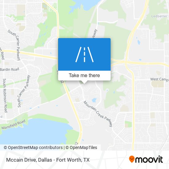 Mapa de Mccain Drive
