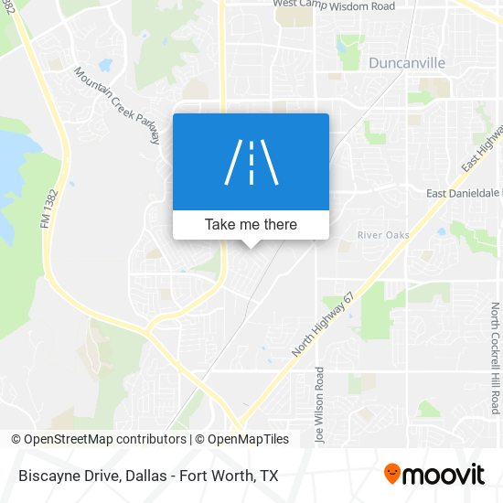 Mapa de Biscayne Drive