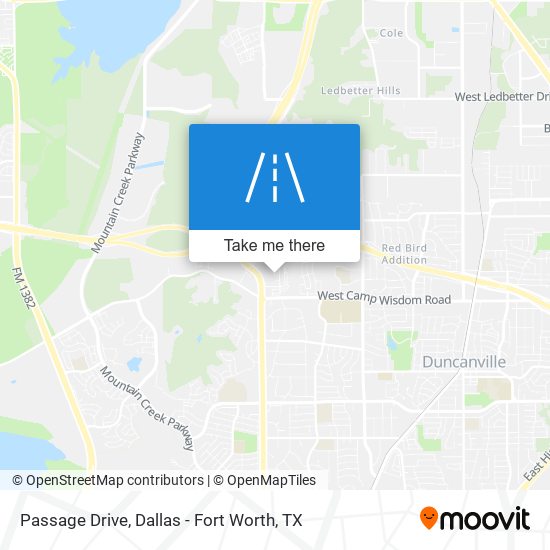 Passage Drive map