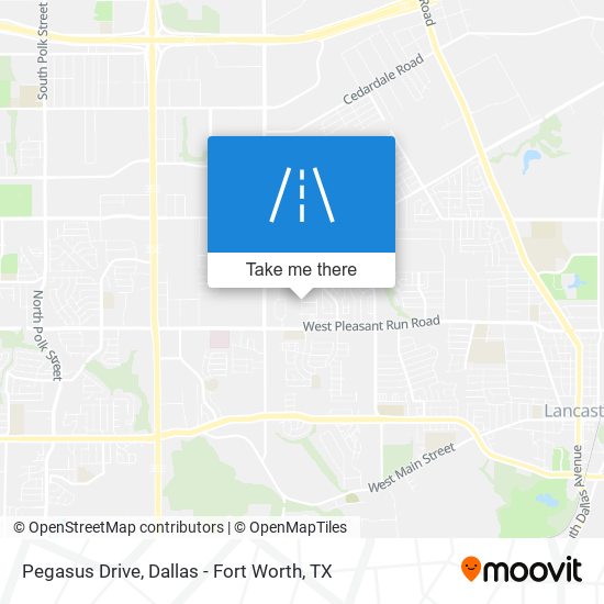 Pegasus Drive map