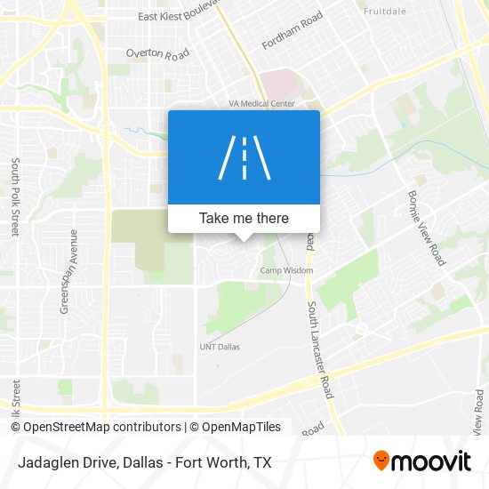 Jadaglen Drive map