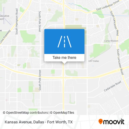 Mapa de Kansas Avenue