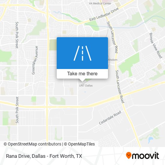 Rana Drive map