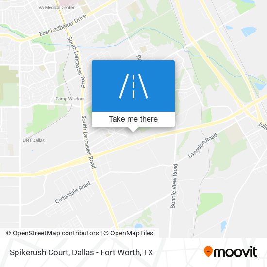 Spikerush Court map