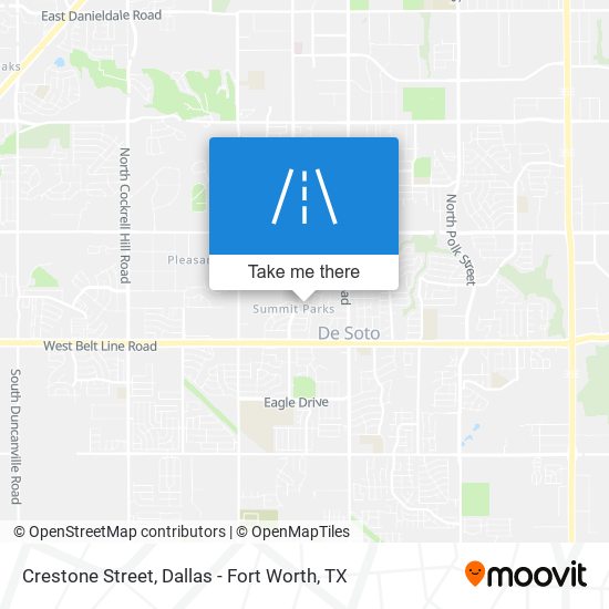 Mapa de Crestone Street