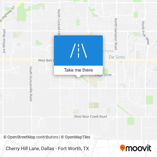 Cherry Hill Lane map