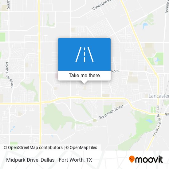 Midpark Drive map