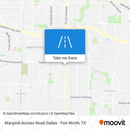 Marginal Access Road map