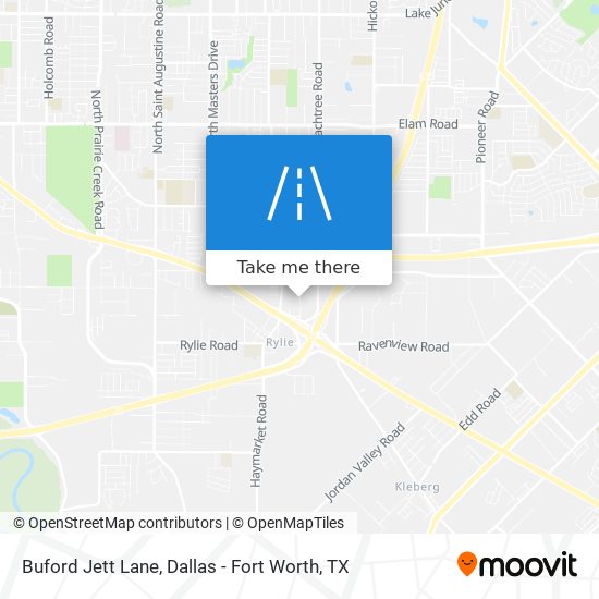 Buford Jett Lane map