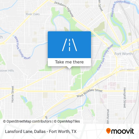 Lansford Lane map