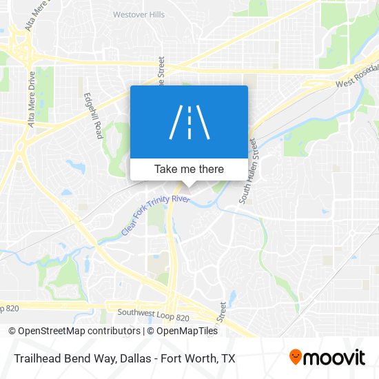 Trailhead Bend Way map