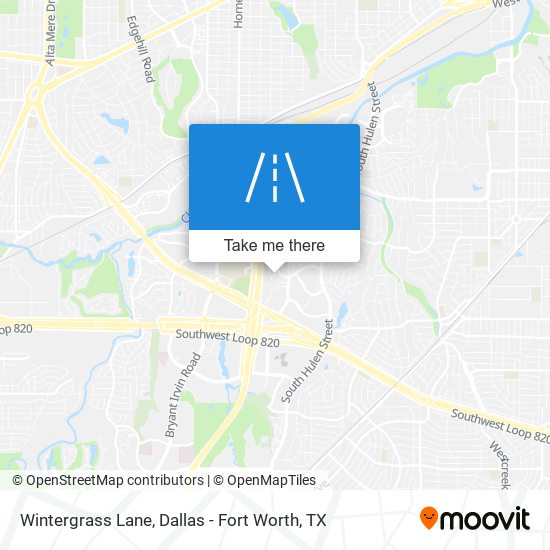 Wintergrass Lane map