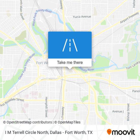 I M Terrell Circle North map