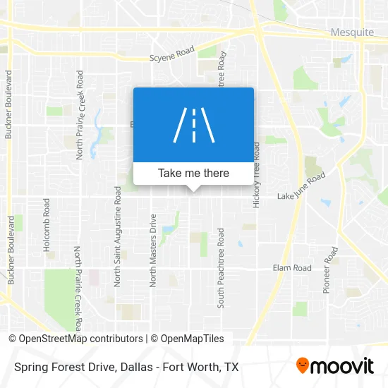 Spring Forest Drive map