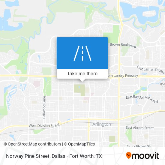 Norway Pine Street map
