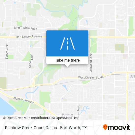 Mapa de Rainbow Creek Court
