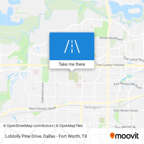 Mapa de Loblolly Pine Drive