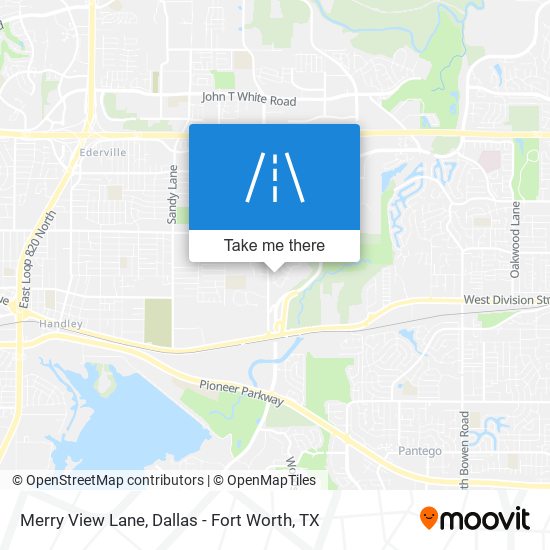 Merry View Lane map
