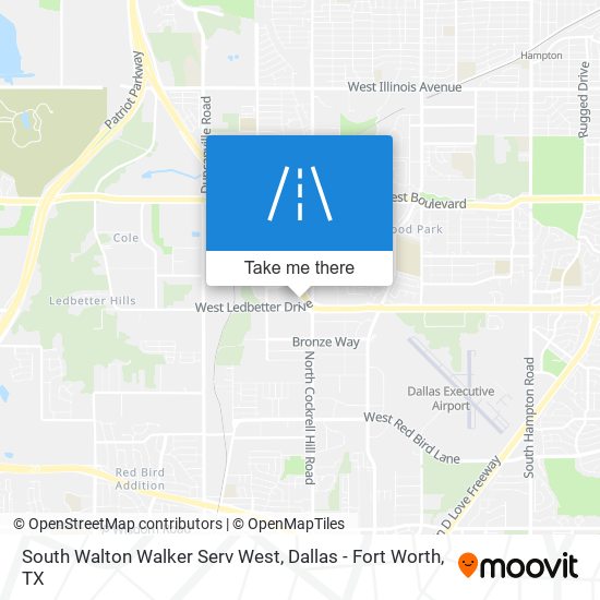 Mapa de South Walton Walker Serv West