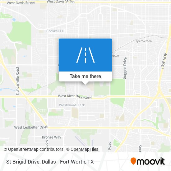 St Brigid Drive map