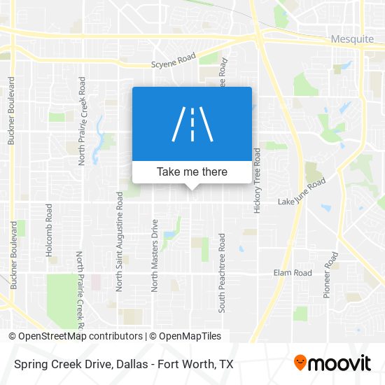Spring Creek Drive map