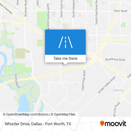 Mapa de Whistler Drive