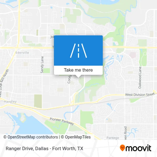 Ranger Drive map