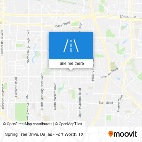 Spring Tree Drive map